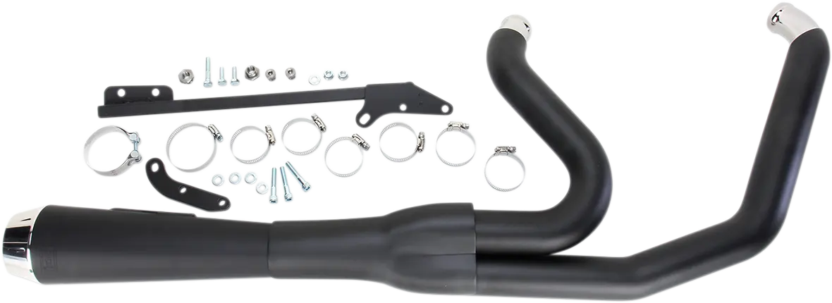 Bassani Xhaust Road Rage 2:1 Exhaust System - Black