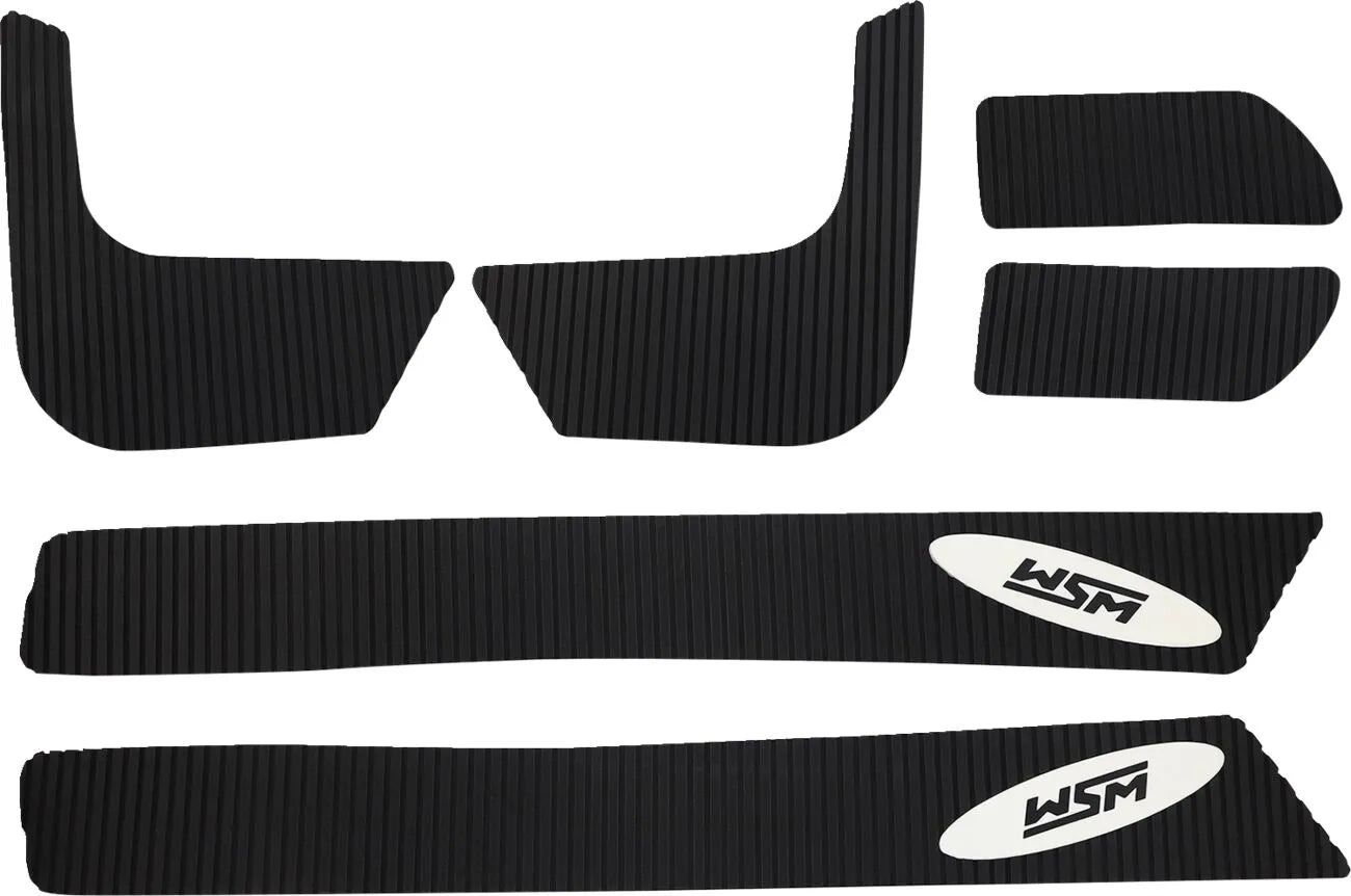 Wsm Black Traction Mat Set