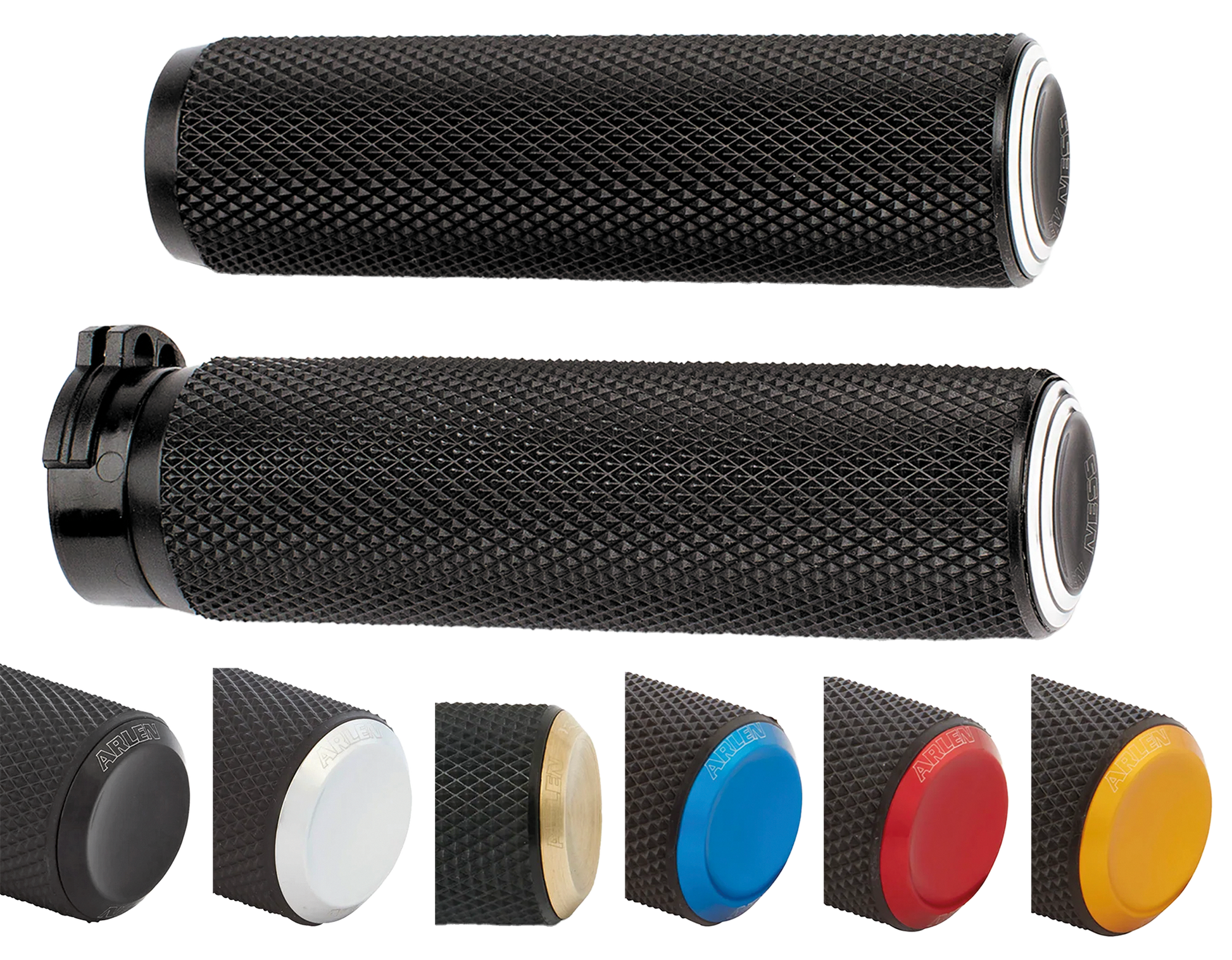 Arlen Ness Knurled Fusion Handlebar Grips