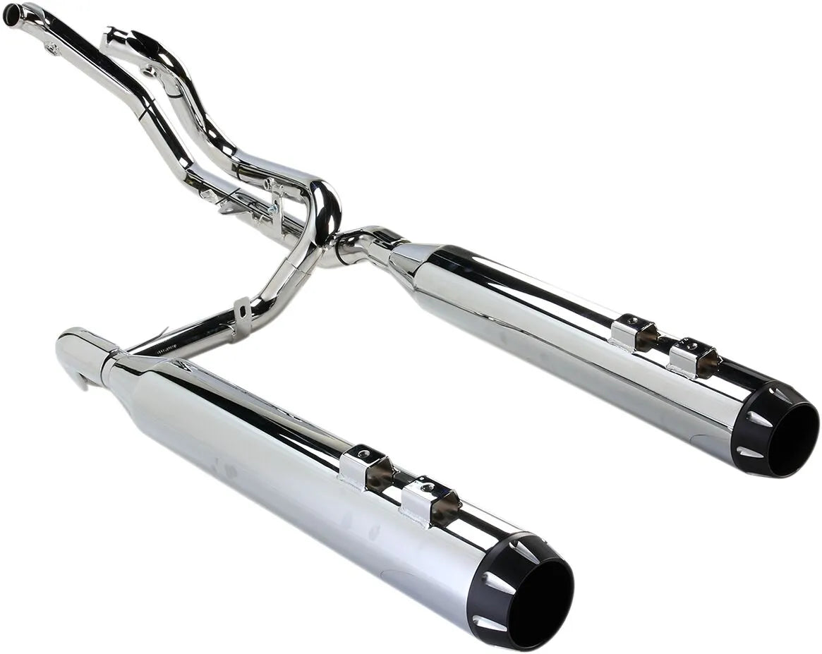 Bassani Xhaust True-dual Down Under Full System Chrome