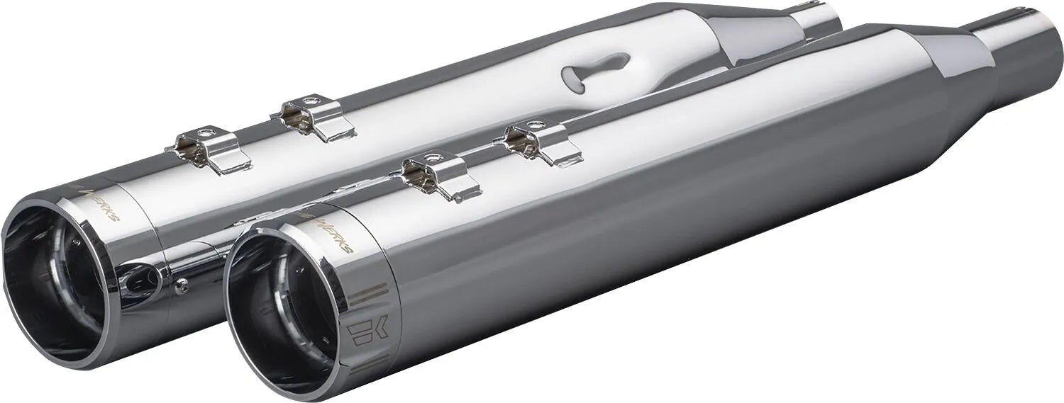 Khrome Werks 4.5" HP-Plus® Slip-On Ljuddämpare - Krom