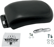 Le Pera Silhouette Pillion Pad - Black Vinyl - For Harley Davidson