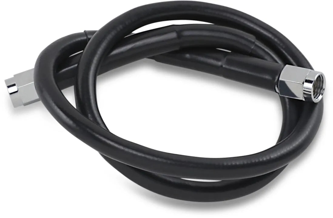 Drag Specialties Universal Bromsledning - 24" Svart Vinyl