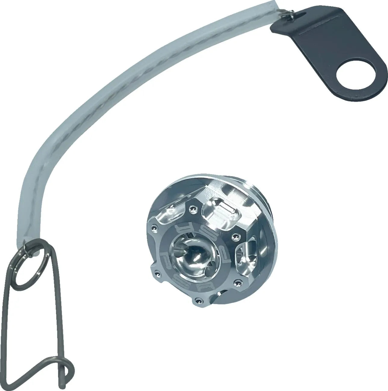 Psr Oil Filler Cap Kit - Silver Anodized Aluminum