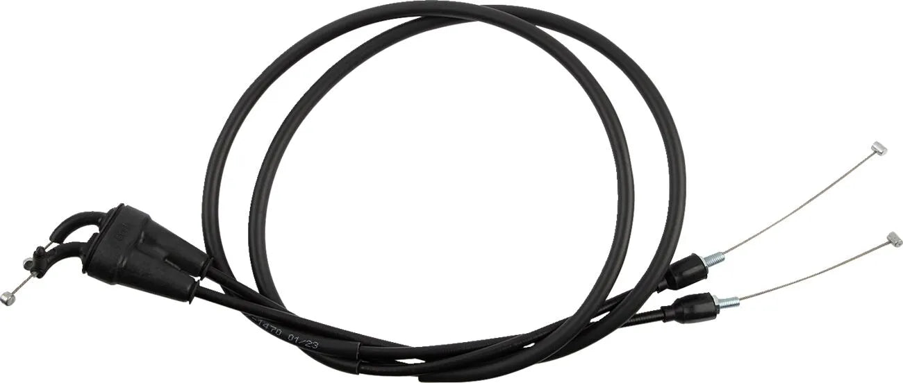 Moose Offroad Hard-Parts Black Vinyl Throttle Cable