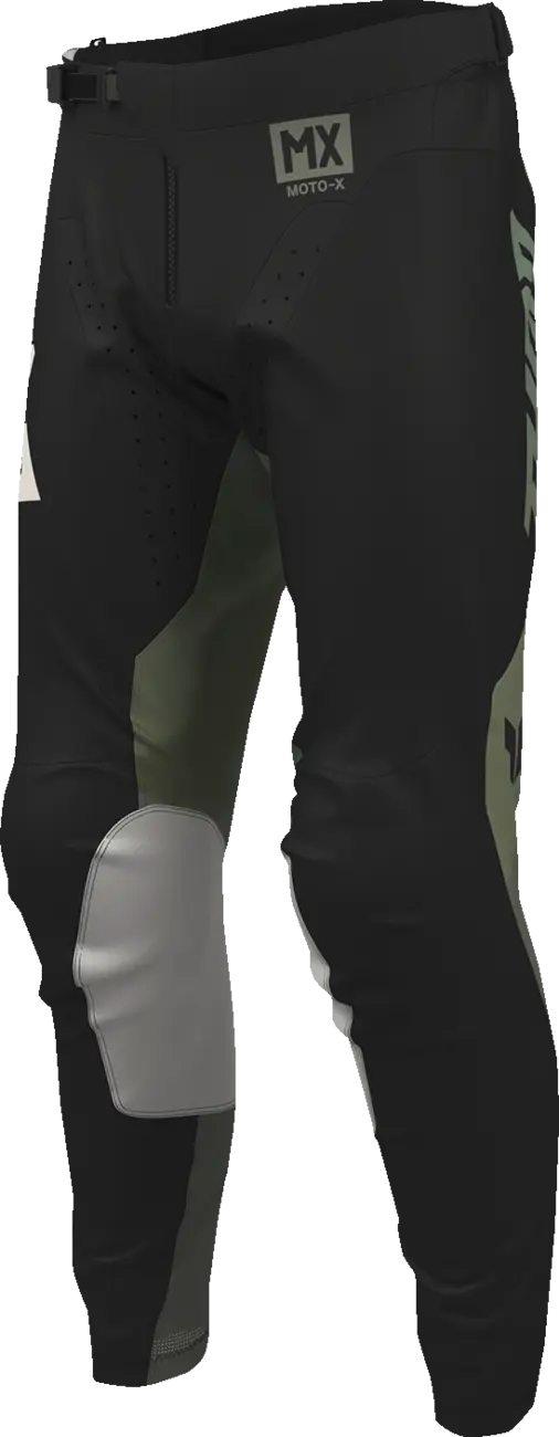 Thor Launchmode Bleach Pants - Black/Camo Green/Khaki