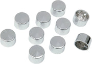 Drag Specialties Chrome Bolt Covers for Harley-Davidson Engines