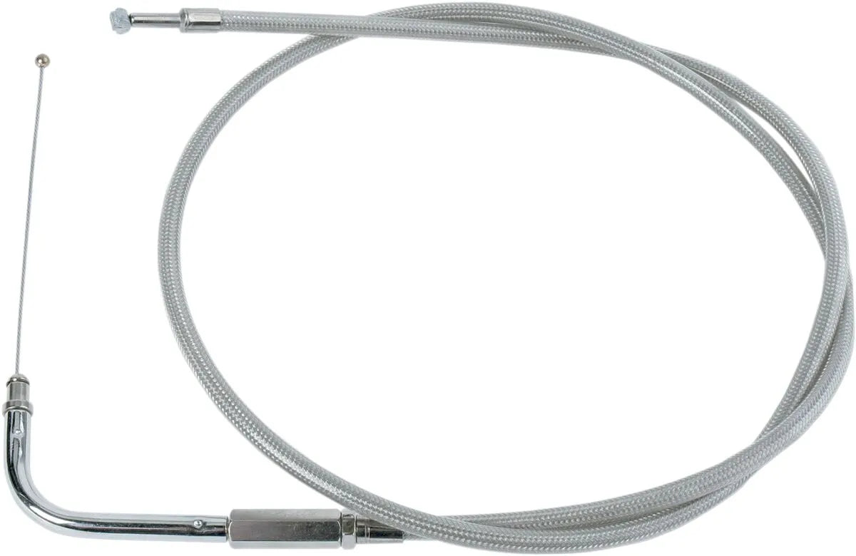 DRAG SPECIALTIES Stainless Braided Throttle Cable