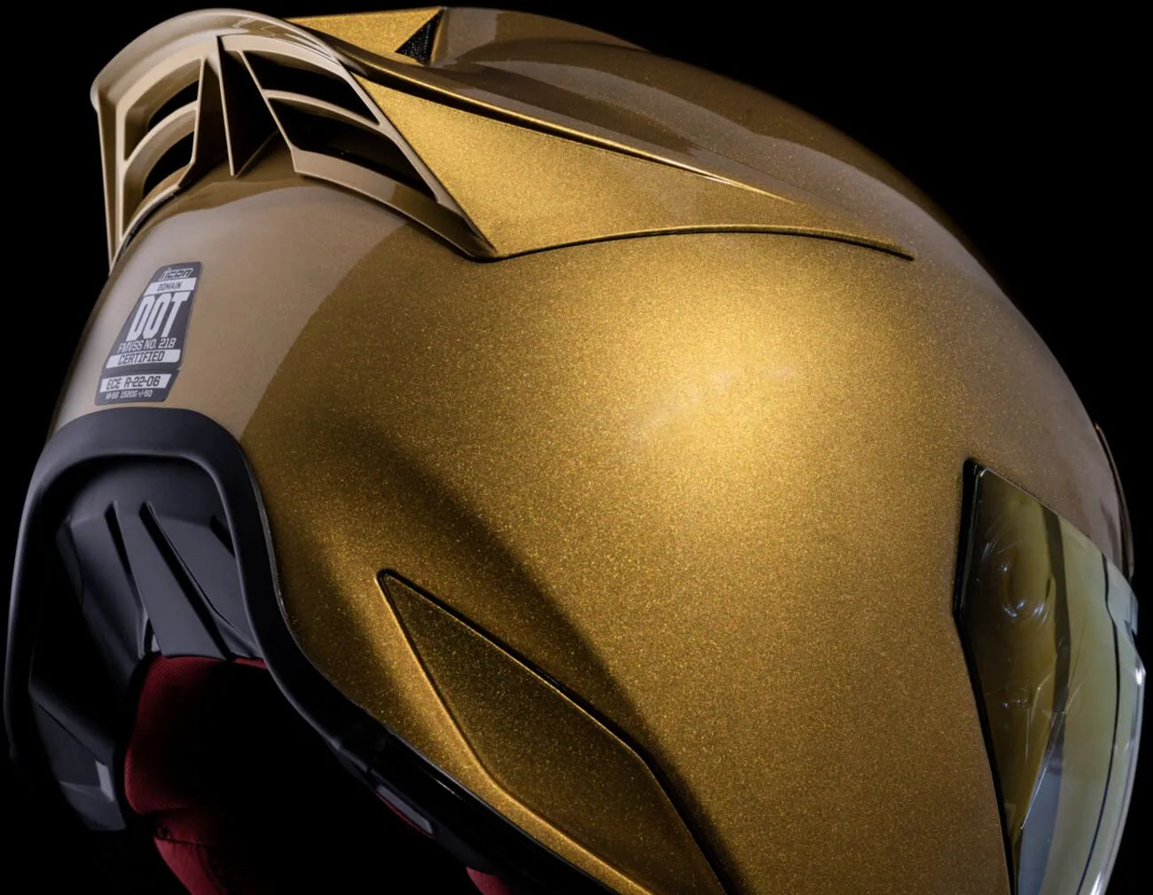 Icon Domain Cornelius Helmet Full Face Gold