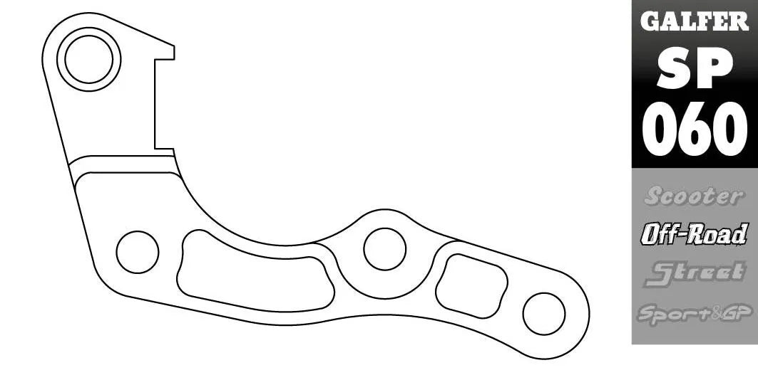 Galfer Brake Caliper Relocation Bracket