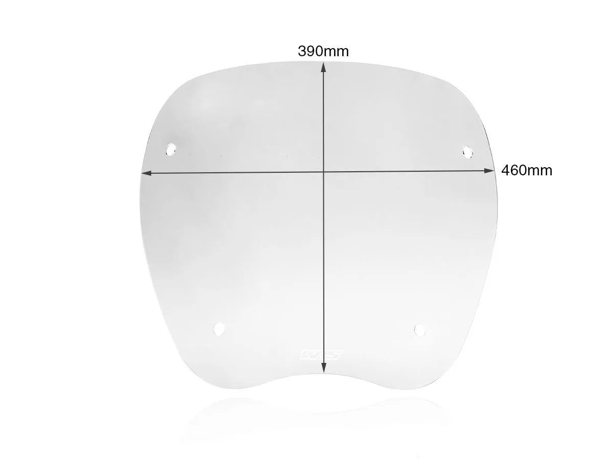 Wrs Scooter Windscreen - Clear Pmma Plexiglass