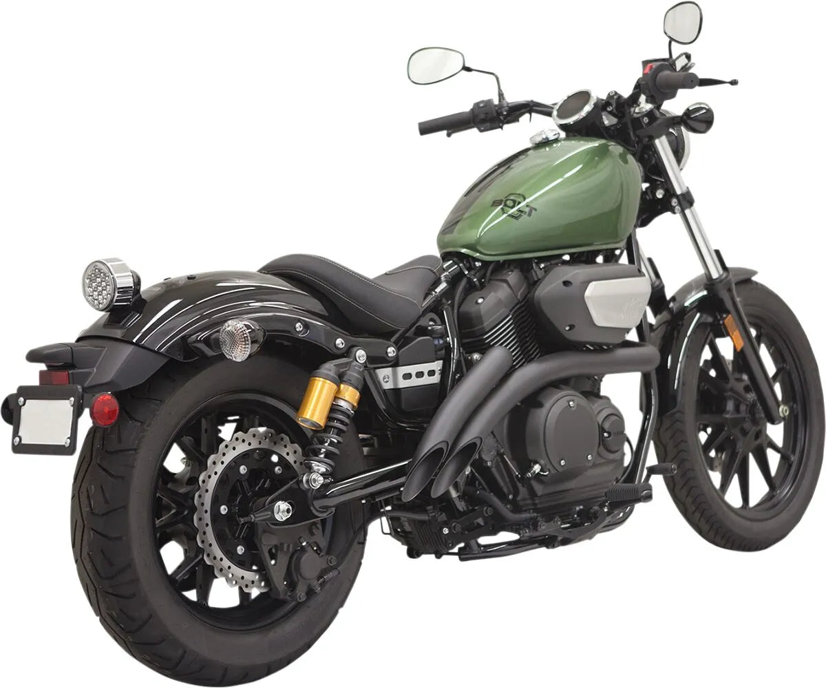 Bassani Xhaust Radius Sweeper Exhaust System Black