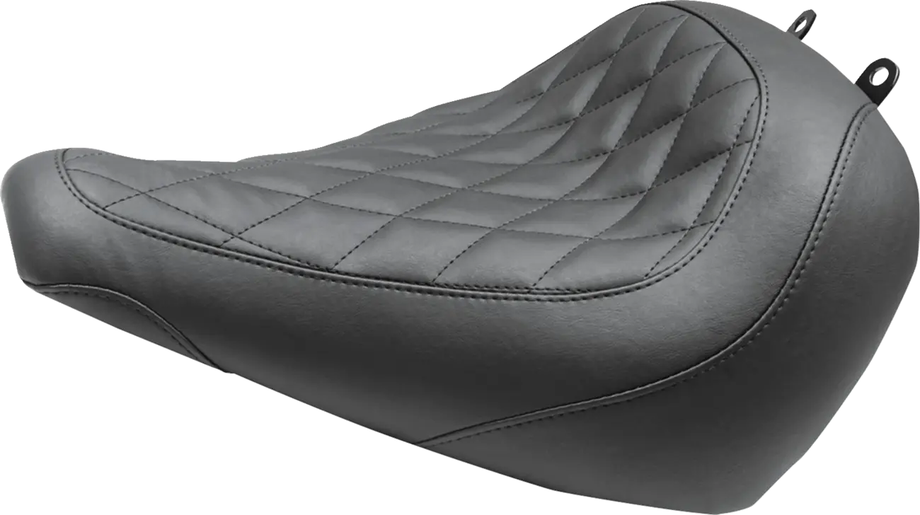 Mustang Wide Tripper Solo Seat - For Harley Davidson