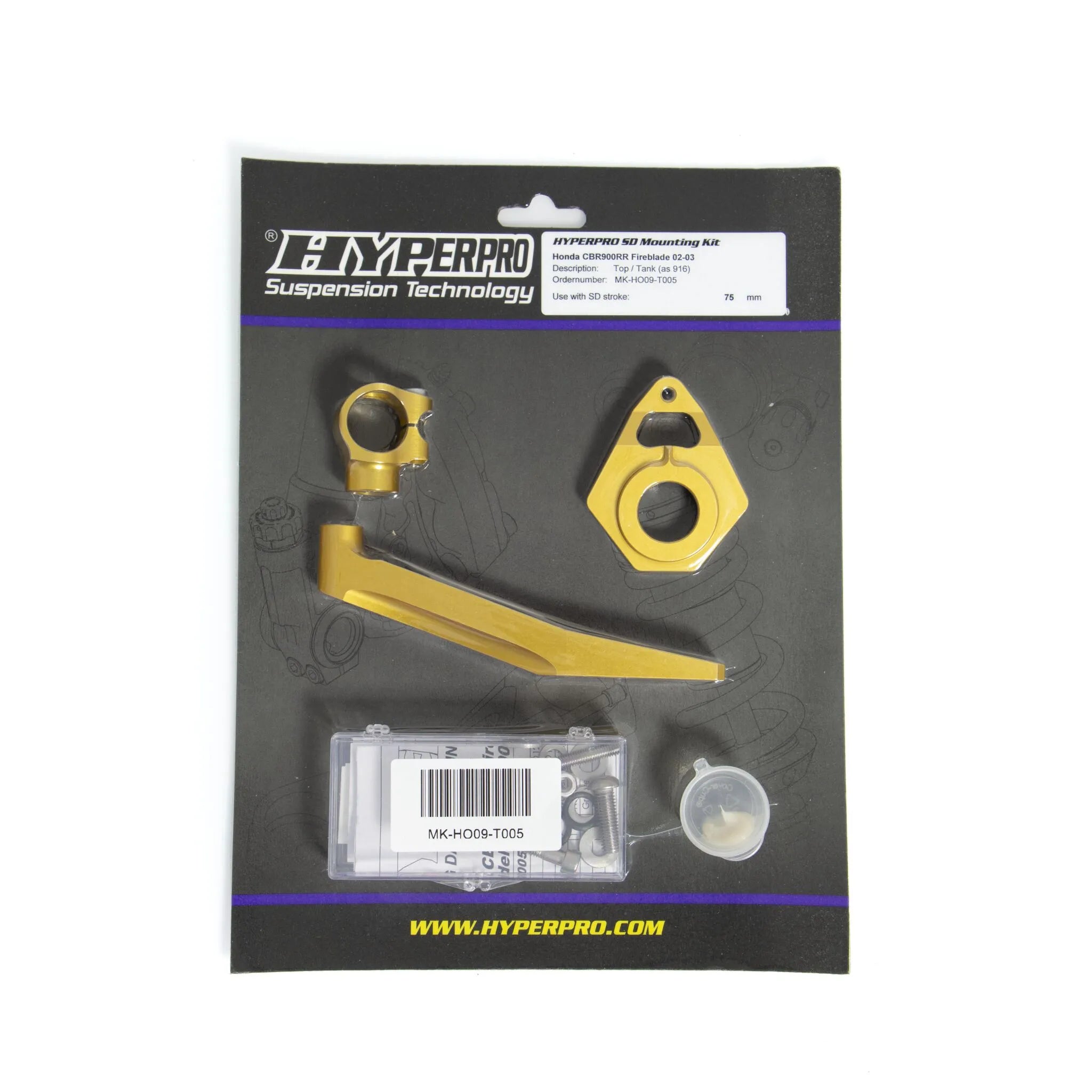 Hyperpro Steering Damper Mounting Kit