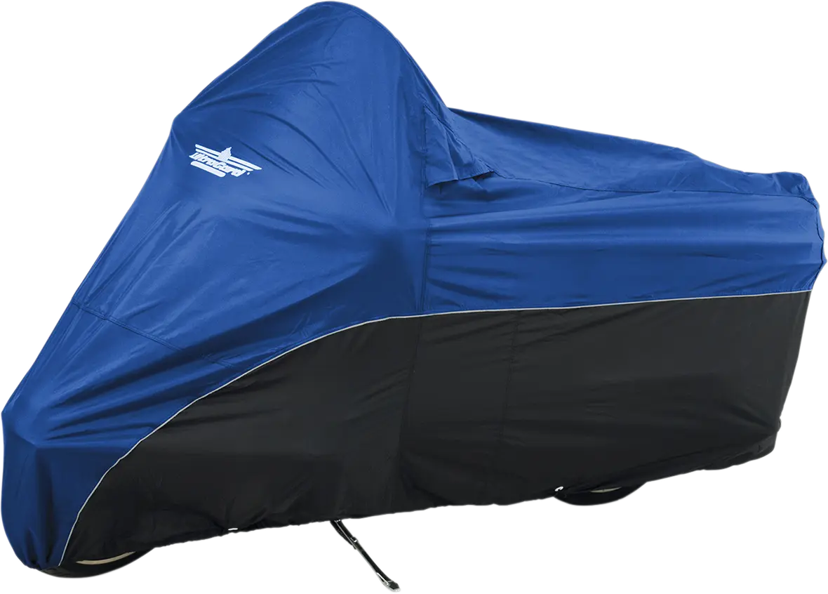 Ultragard Full Dresser Motorcycle Cover - Black/blue