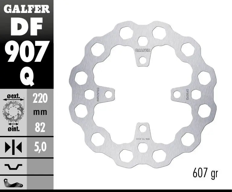 Galfer Cubiq Brake Rotor - Rear