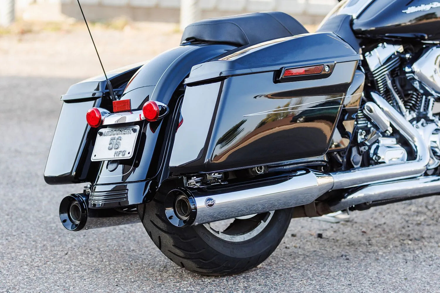 S&S Cycle GNX Slip-On Avgasrör till Harley Davidson