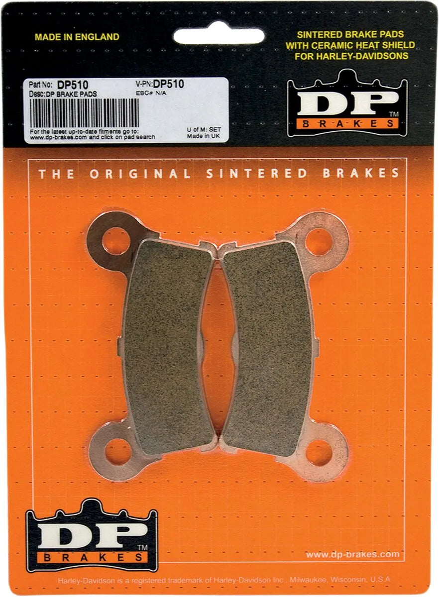 Dp Brakes Sintered Metal Brake Pads For Harley/buell - Rear