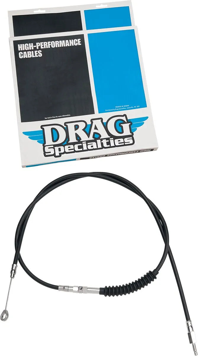 Drag Specialties Högeffektiv svart vinyl kopplingsvajer