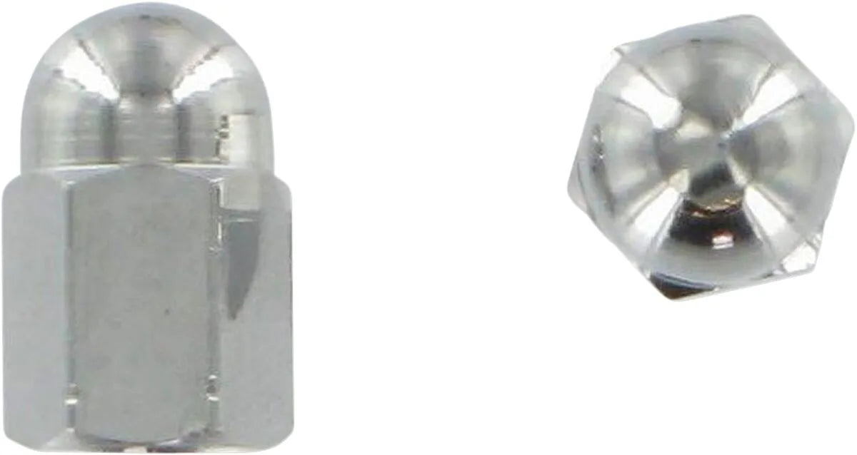 Barnett Custom Chrome Valve Stem Cap Pair