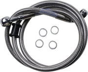 Drag Specialties Bromsslangkit i rostfritt stål 45,25"