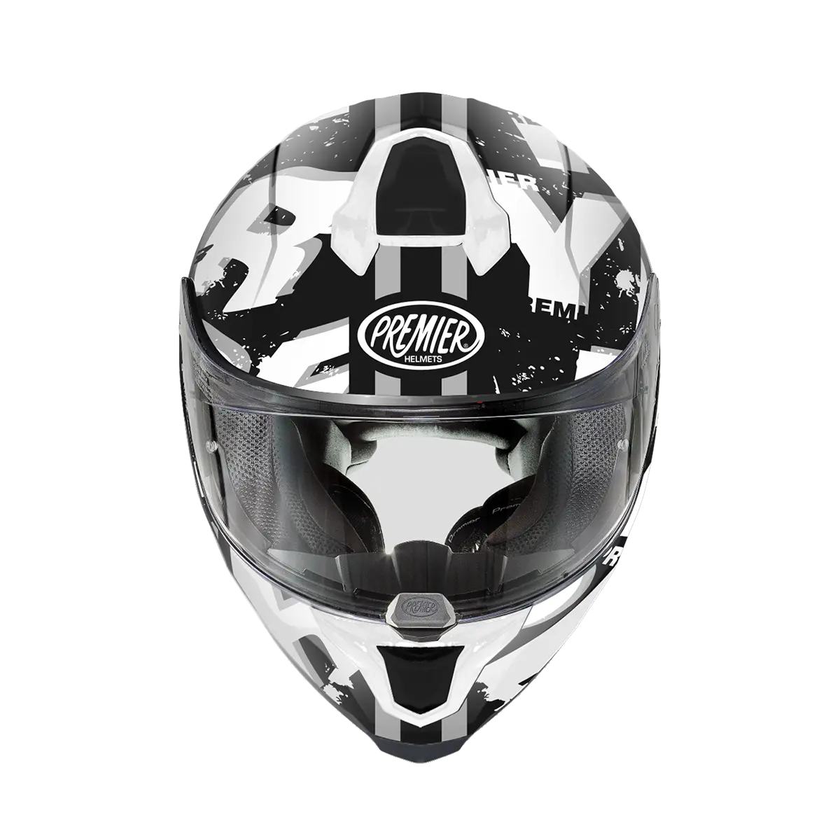 Premier Helmets Hyper Sr Helmet Full Face Street White/black