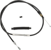 La Choppers Black Vinyl Clutch Cable for Ape Hanger Handlebars