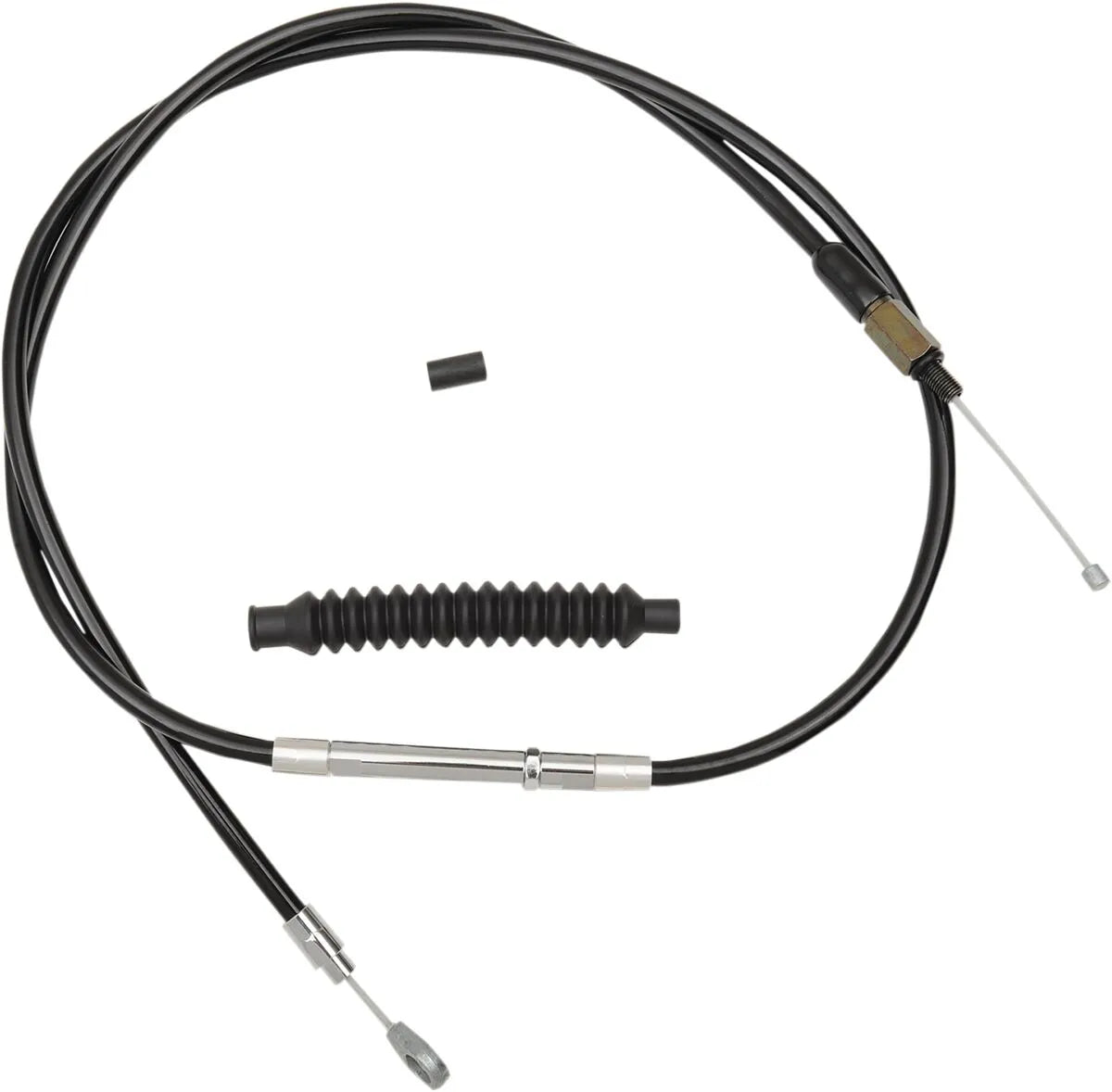 La Choppers Black Vinyl Clutch Cable for Ape Hanger Handlebars