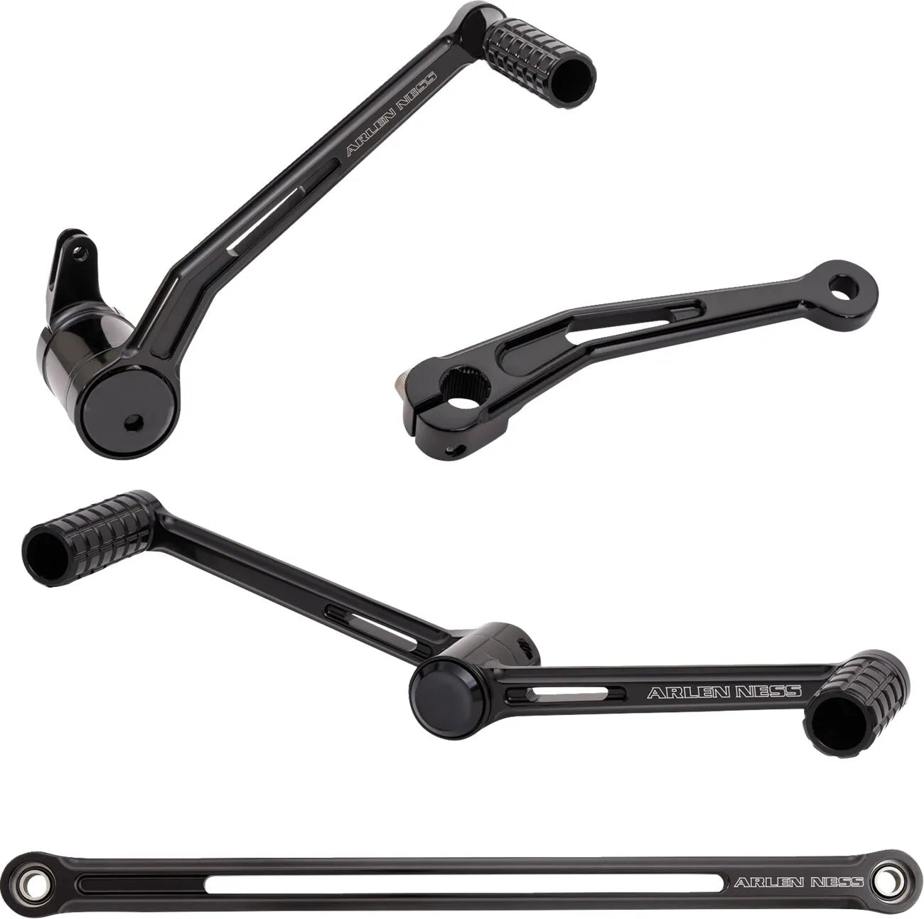 Arlen Ness Speedliner Foot Control Kit - Black Anodized