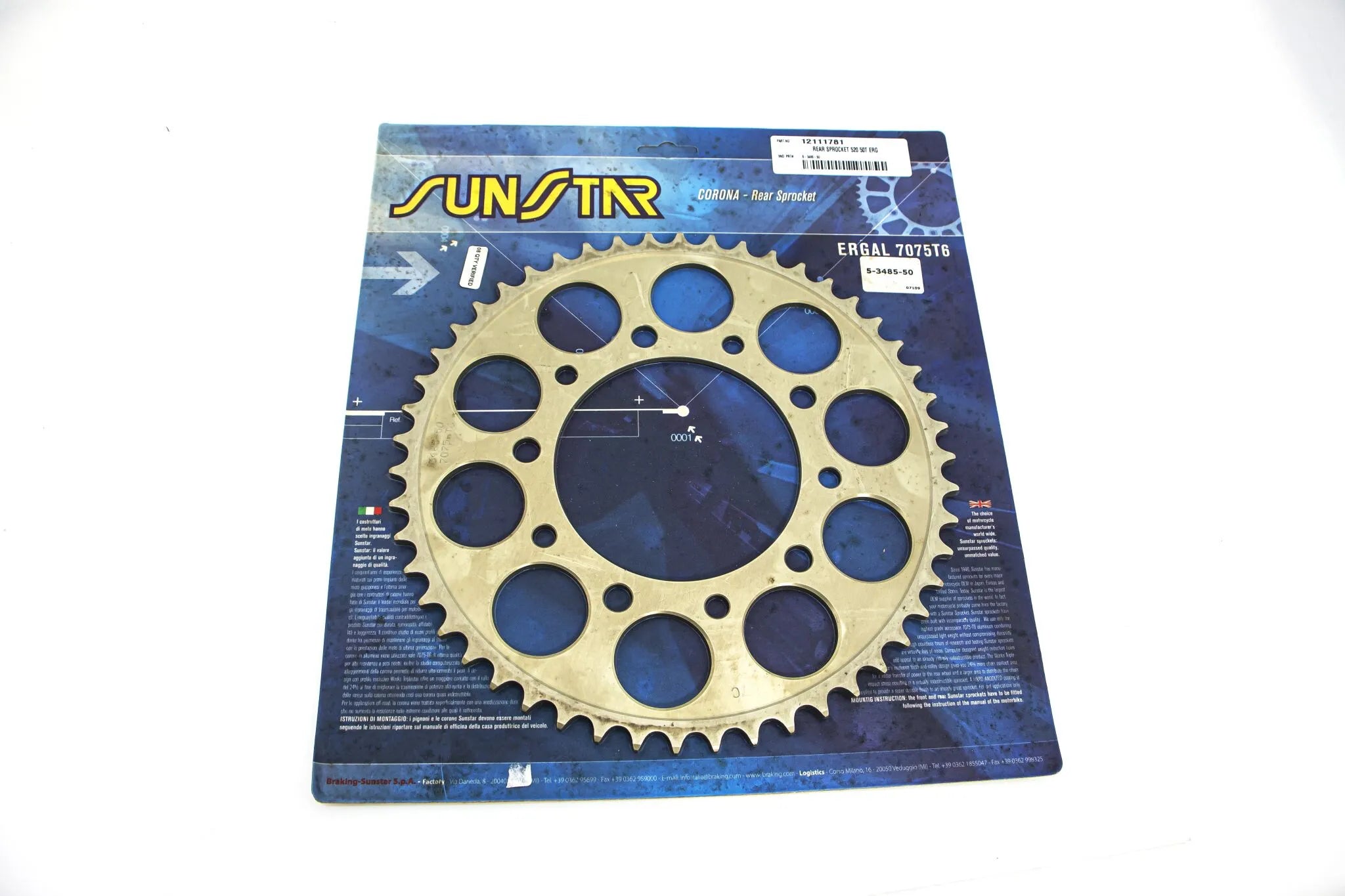Sunstar Aluminum Rear Sprocket - 520 Chain