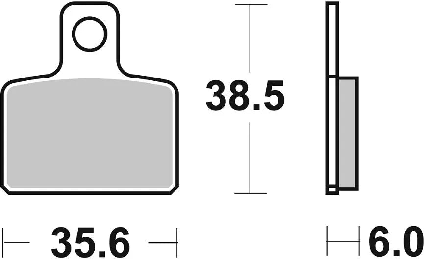 Sbs Rsi Bromsbelägg För Hög Prestanda - Fram & Bak