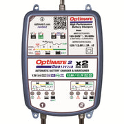 Tecmate Optimate 2 Duo: 12v 2a Battery Maintainer