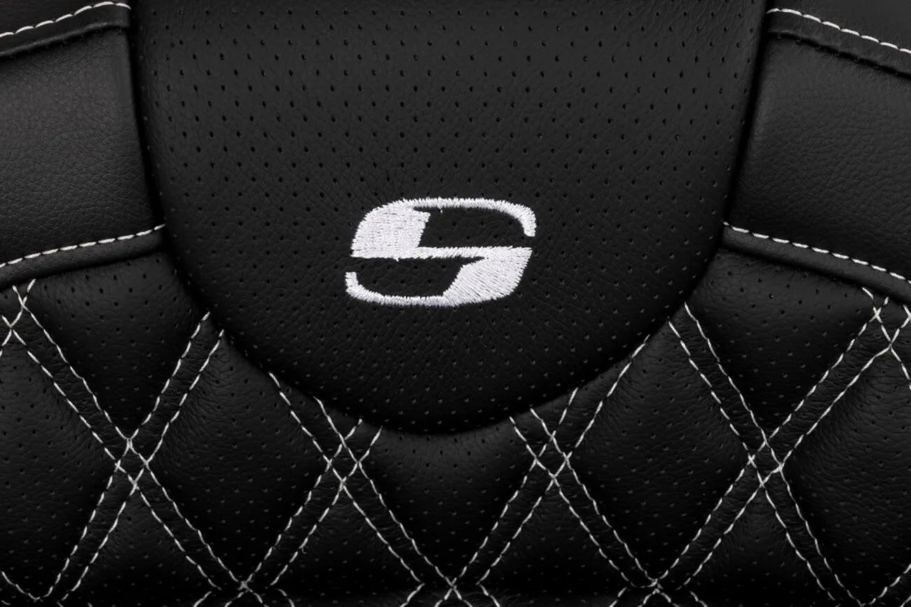 Saddlemen Roadsofa Lattice Stitch Seat - For Harley Davidson