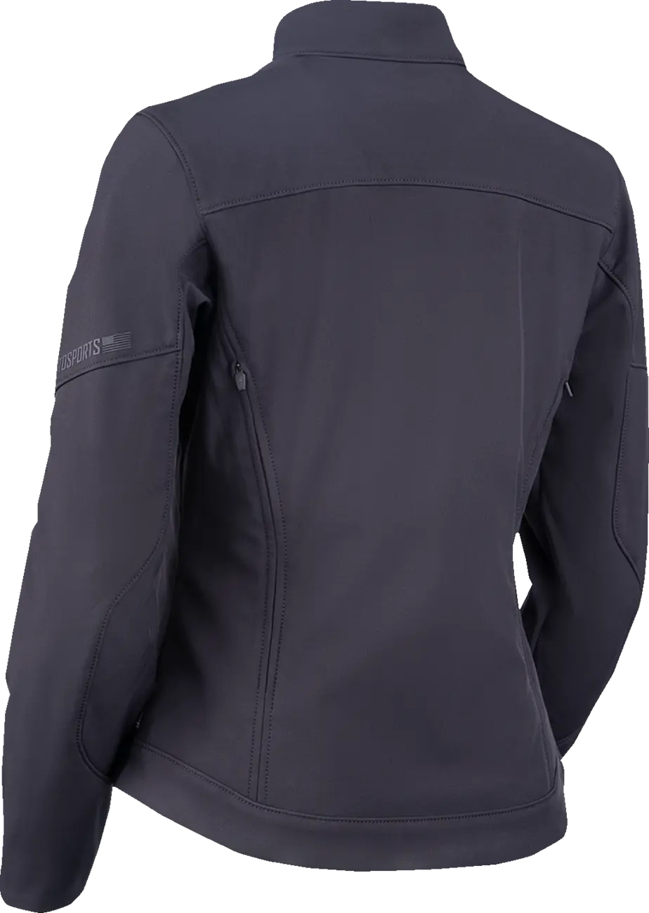 Icon Women's Merc3™ Textile Motorcycle Jacket - Black