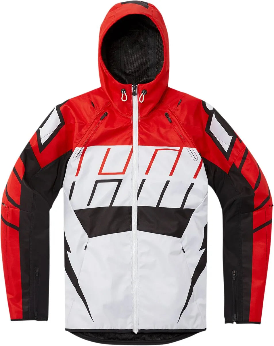Icon Airform Retro Jacket - Black/Red/White
