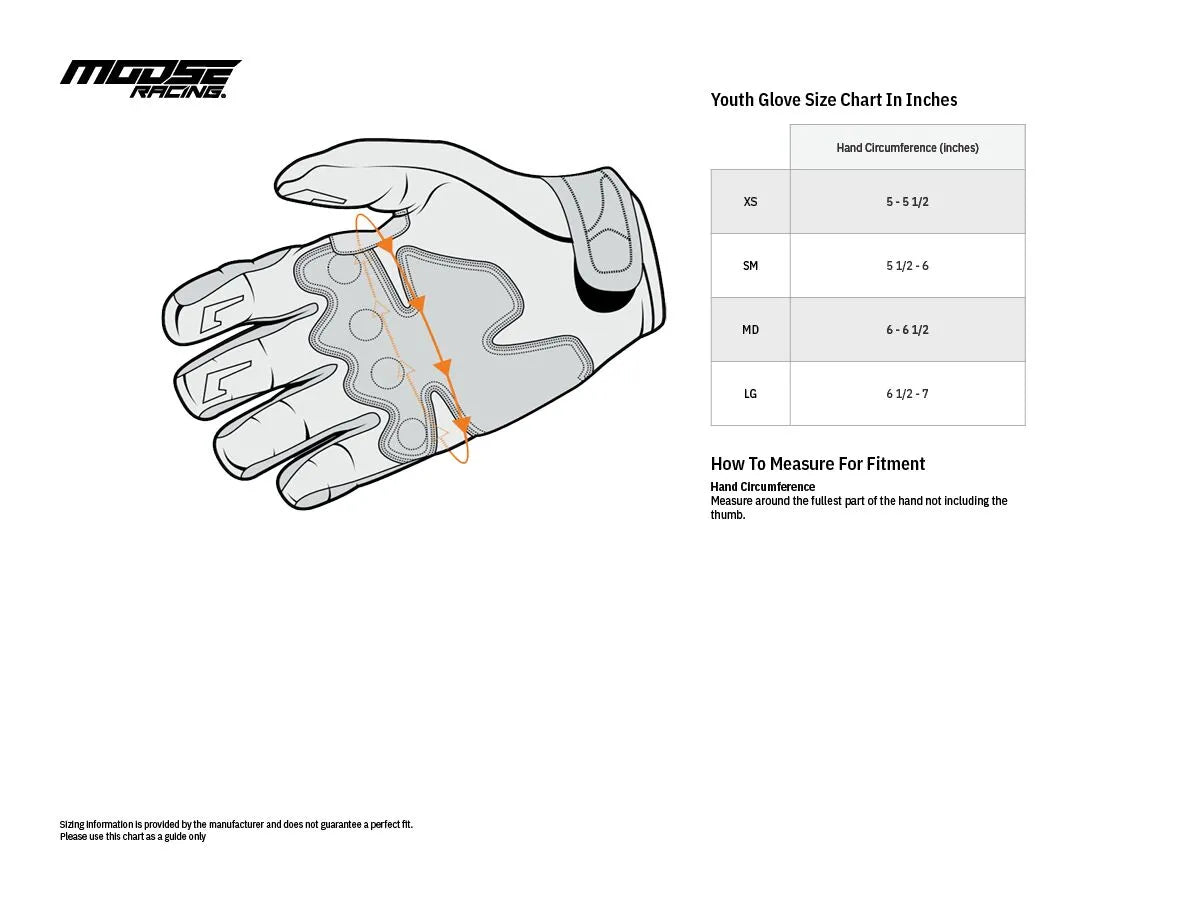Moose Offroad Youth Sx1™ Gloves - Black/Gray