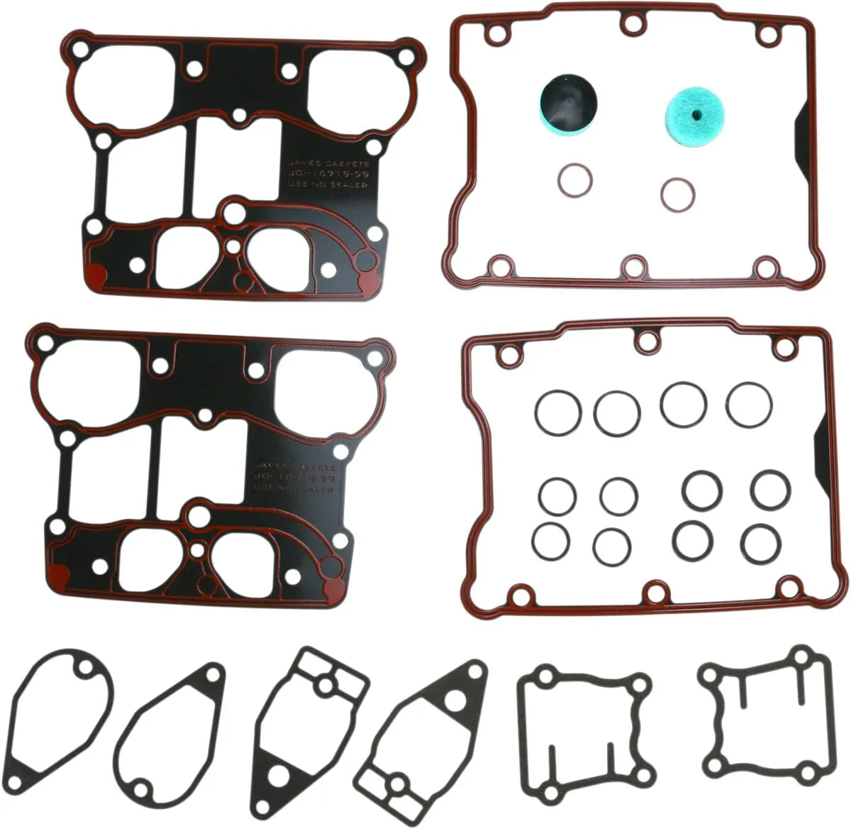 James Gasket Rocker Box Gasket Kit for Harley Davidson Electra