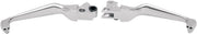 Drag Specialties Skull Lever Set - Chrome Aluminum
