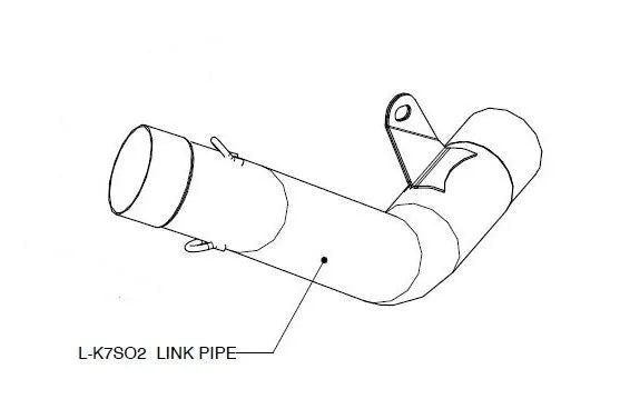 Akrapovic Link Pipe För BMW S1000RR (2017-2018)