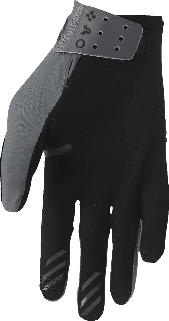 Thor Sportmode Vented Iconic Gloves - Black/Charcoal