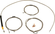 La Choppers Standard Stainless Braided Cable Kit for Ape Hangers