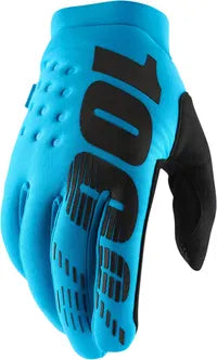 100% Brisker Insulated Off-road Gloves - Black/Turquoise