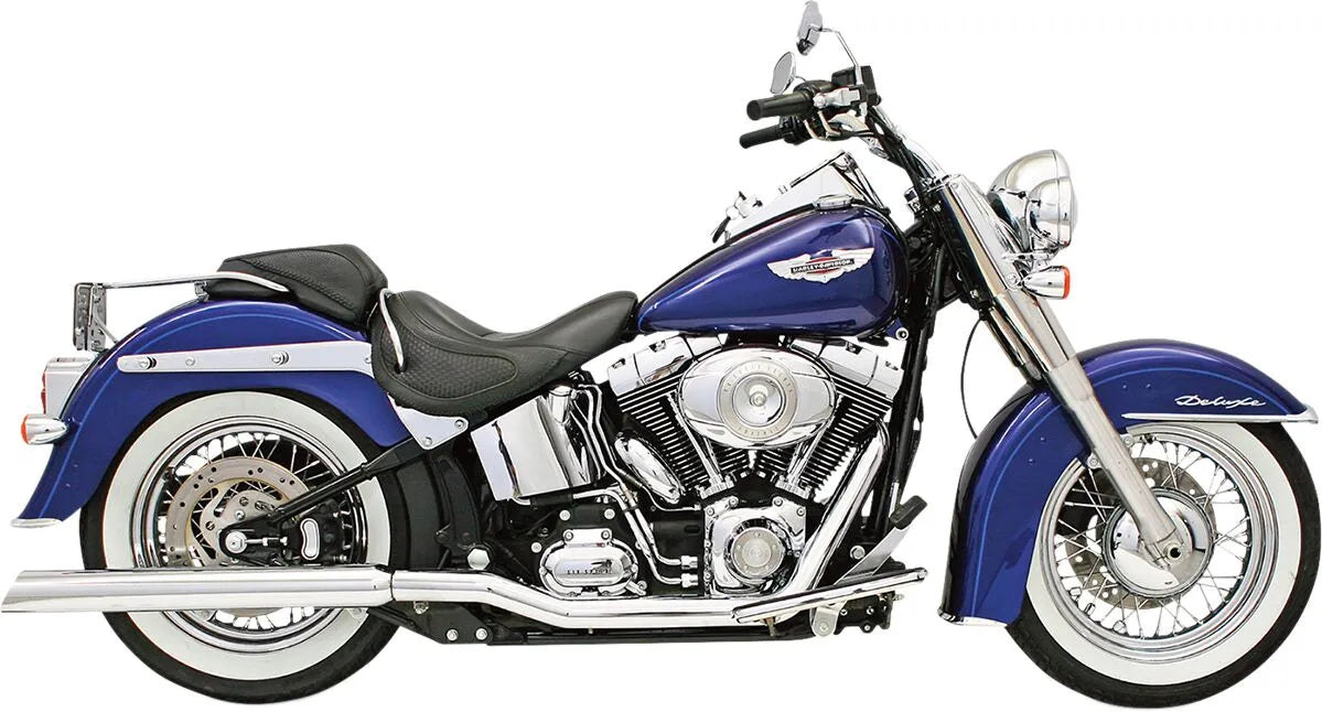 Bassani Xhaust Slip-On Ljuddämpare för True Dual Headers (Krom)