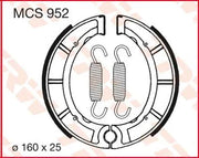 Trw Mcs952 Bromsbackar - Organisk Blandning - Fram & Bak