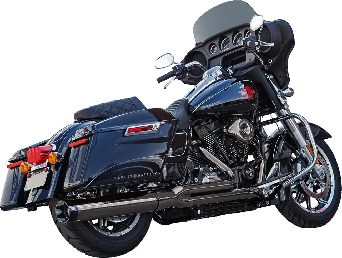S&S Cycle 2-in-1 Sidewinder Avgassystem - Lava Chrome