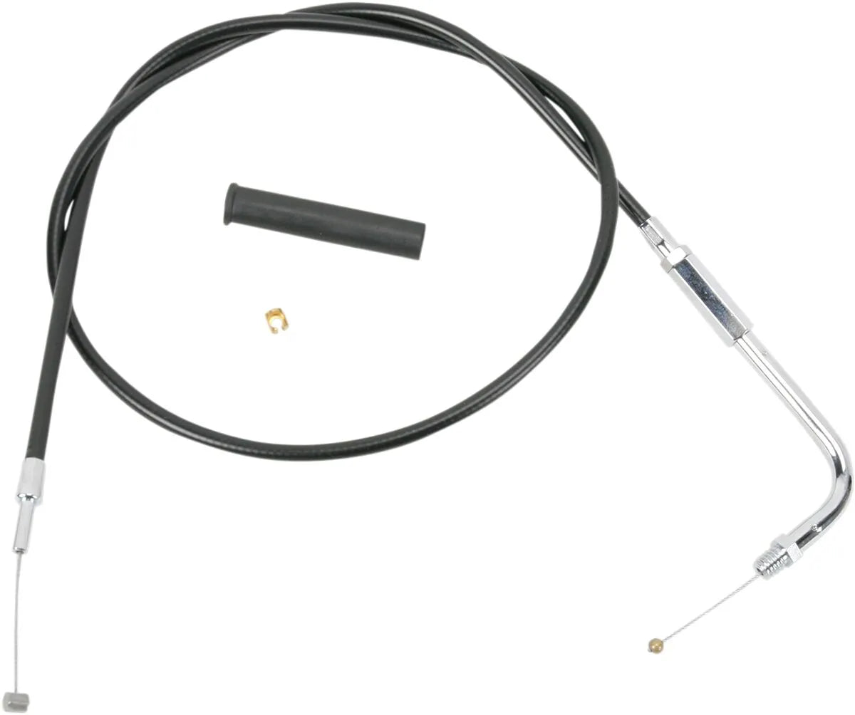 DRAG SPECIALTIES Black Vinyl Throttle Cable for Mikuni Carbs