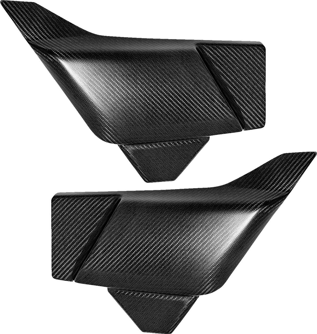 SADDLEMEN Carbon Fiber Side Cover Pair
