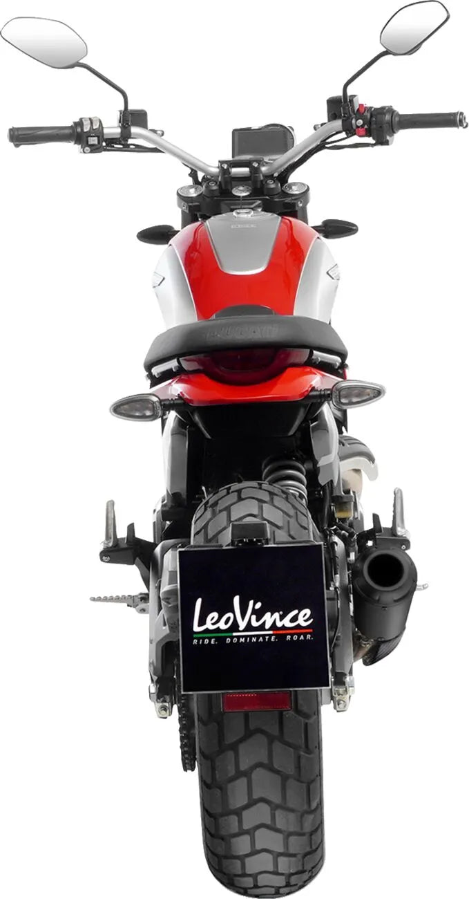 Leovince LV-10 Slip-On Ljuddämpare - ECE Väglaglig/Besiktningsgodkänd