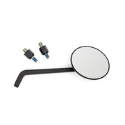 Daytona Aluminum Flat Mirror - Black
