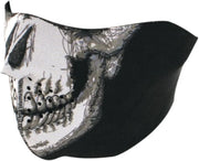 Zan Headgear Neoprene Half Mask Skull Face